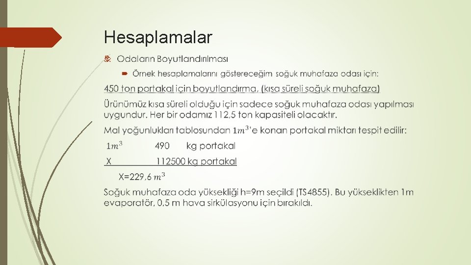 Hesaplamalar 