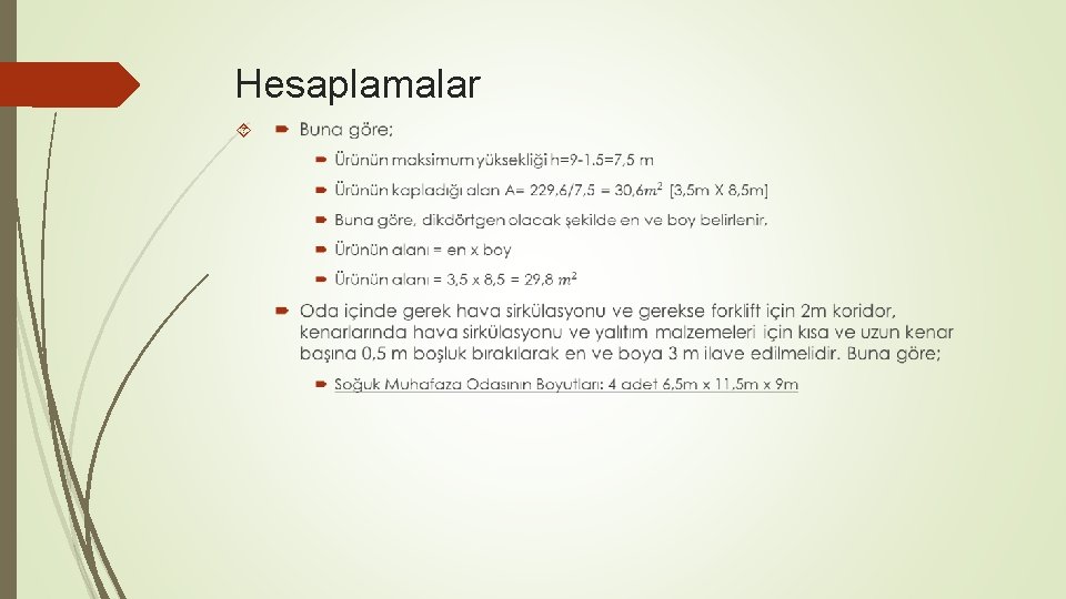 Hesaplamalar 