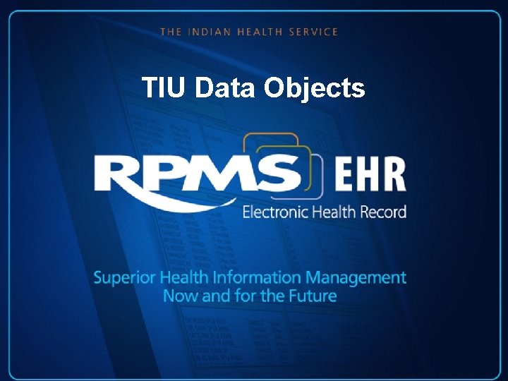 TIU Data Objects 