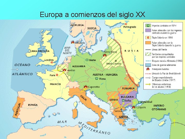 Europa a comienzos del siglo XX Europa a comienzos del siglo XX