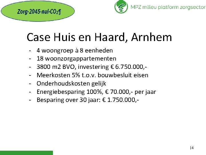 Case Huis en Haard, Arnhem - 4 woongroep à 8 eenheden 18 woonzorgappartementen 3800