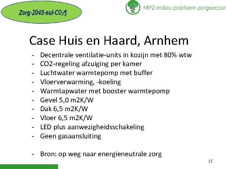 Case Huis en Haard, Arnhem - Decentrale ventilatie-units in kozijn met 80% wtw CO