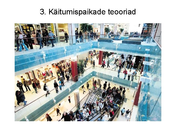 3. Käitumispaikade teooriad 3. Käitumispaikade teooriad