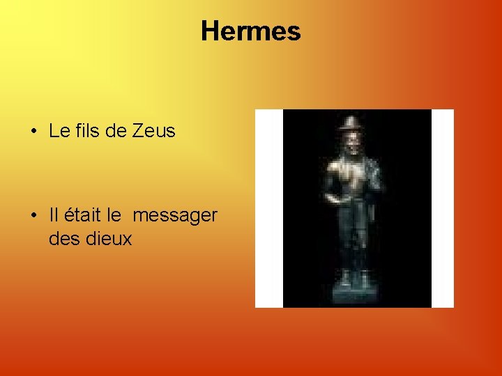 Hermes • Le fils de Zeus • Il était le messager des dieux 