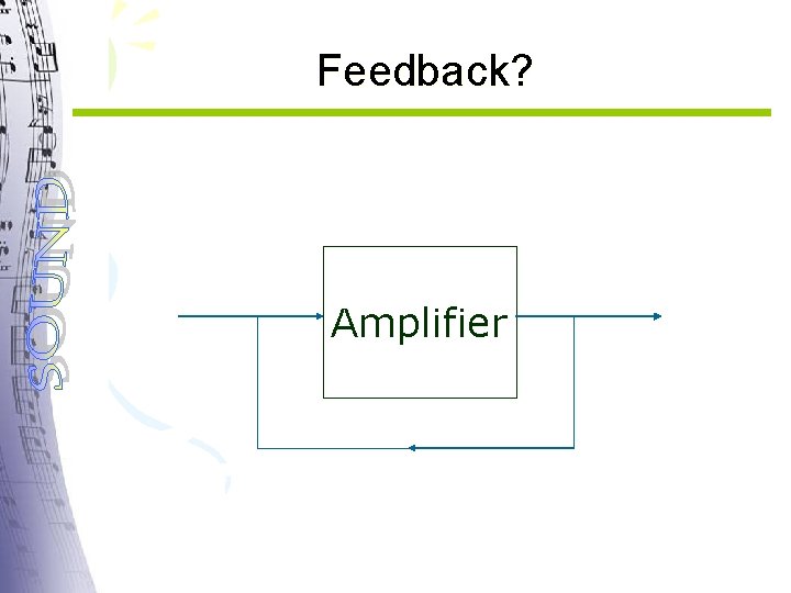 Feedback? Amplifier 