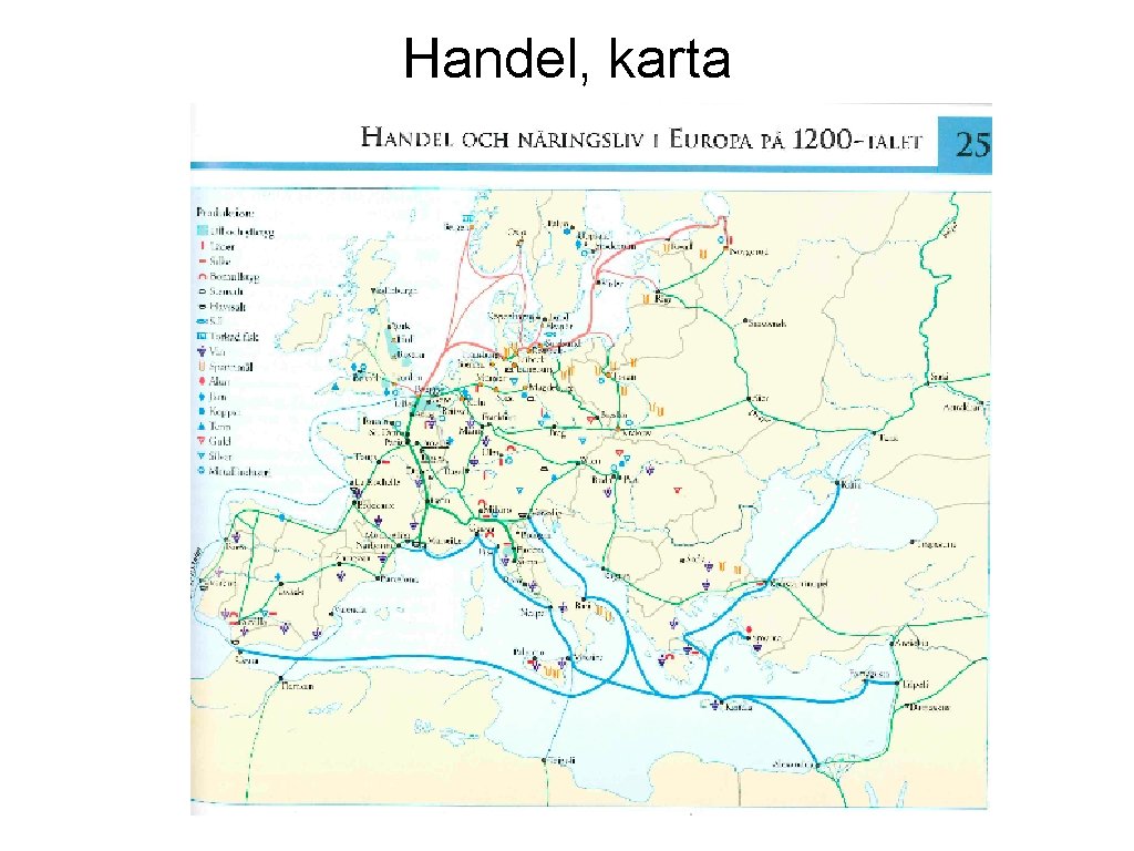 Handel, karta 