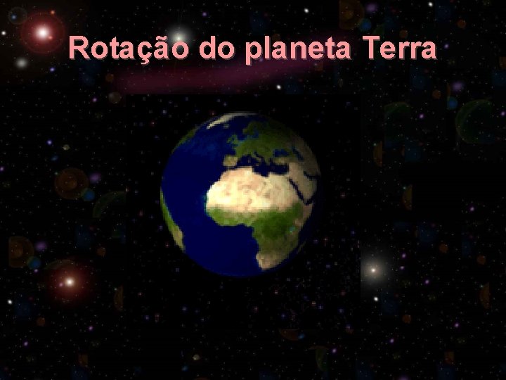 Rotação do planeta Terra 