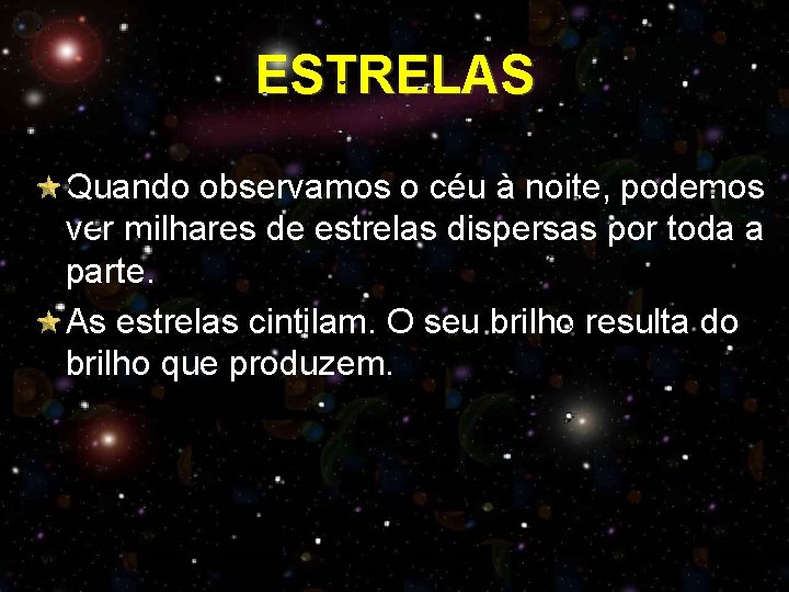 OS ASTROS AS ESTRELAS OS PLANETAS SISTEMA SOLAR