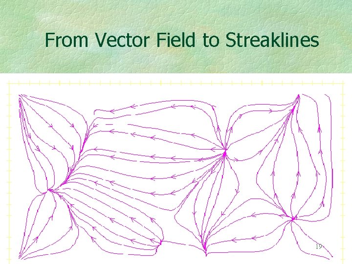 From Vector Field to Streaklines 19 