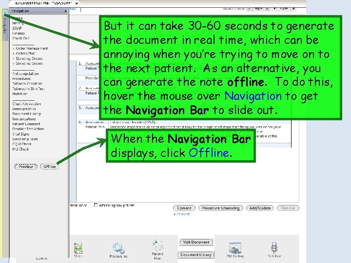 But it can take 30 -60 seconds to generate the document in real time,