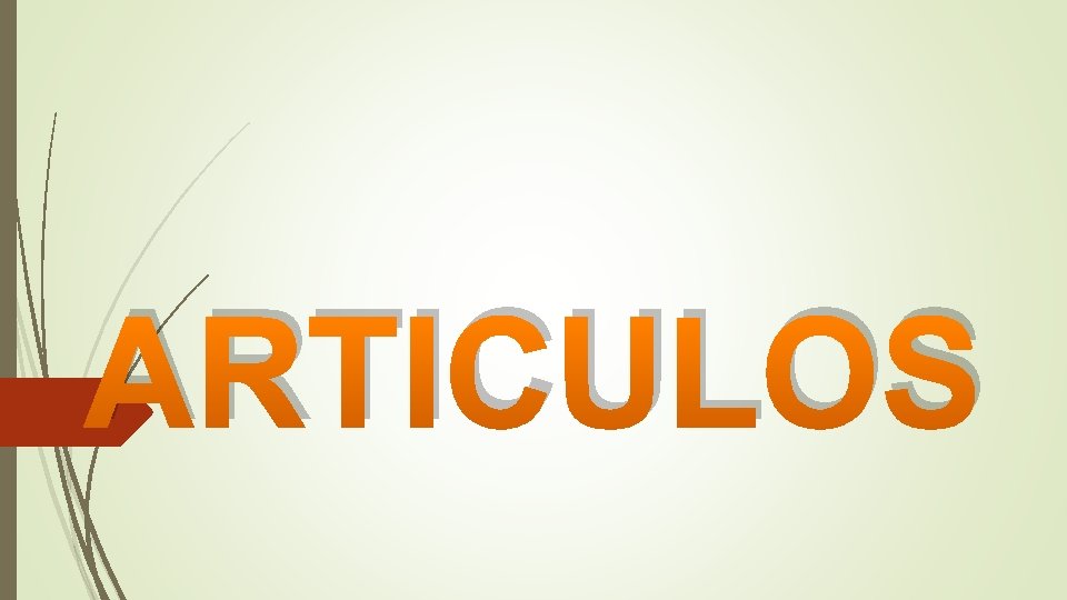 ARTICULOS 