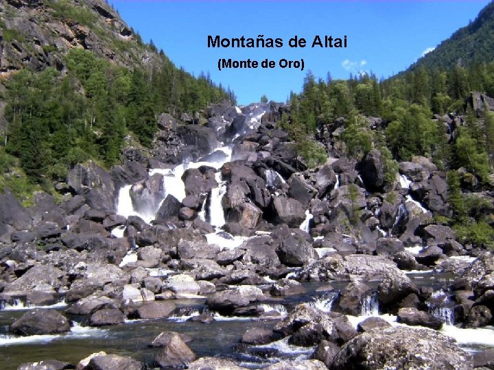 Montañas de Altai (Monte de Oro) 