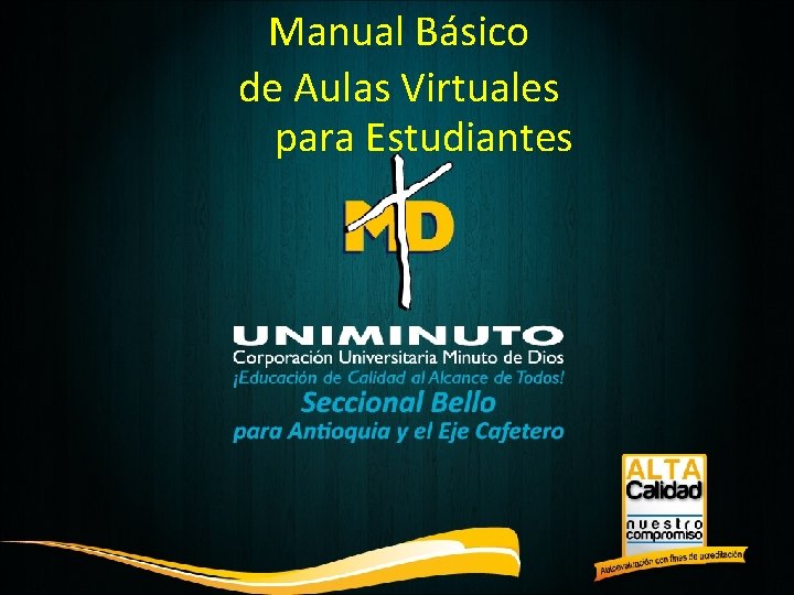 Manual Básico de Aulas Virtuales para Estudiantes 