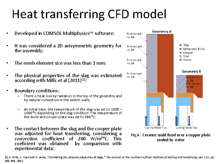 Heat transferring CFD model • Developed in COMSOL Multiphysicstm software; • It was considered Heat transferring CFD model • Developed in COMSOL Multiphysicstm software; • It was considered