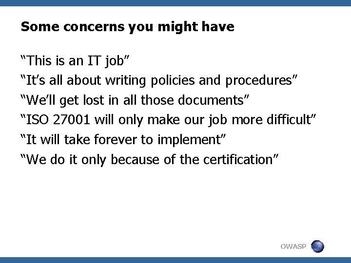 Some concerns you might have “This is an IT job” “It’s all about writing