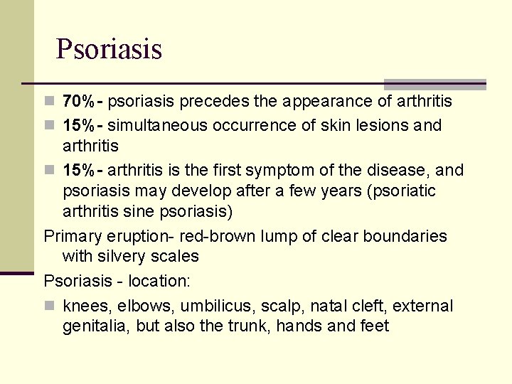 is psoriatic arthritis a connective tissue disease