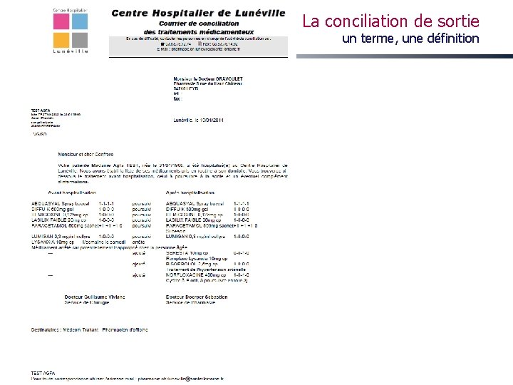 La conciliation de sortie un terme, une définition 