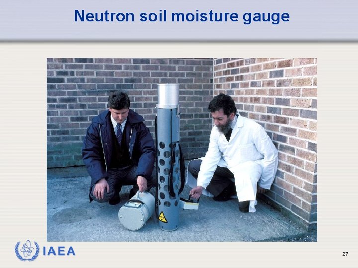 Neutron soil moisture gauge IAEA 27 