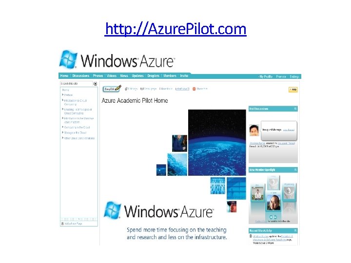 http: //Azure. Pilot. com 