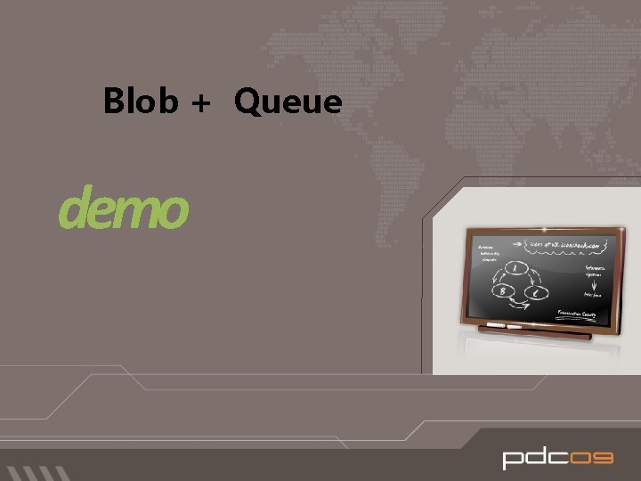 Blob + Queue demo 