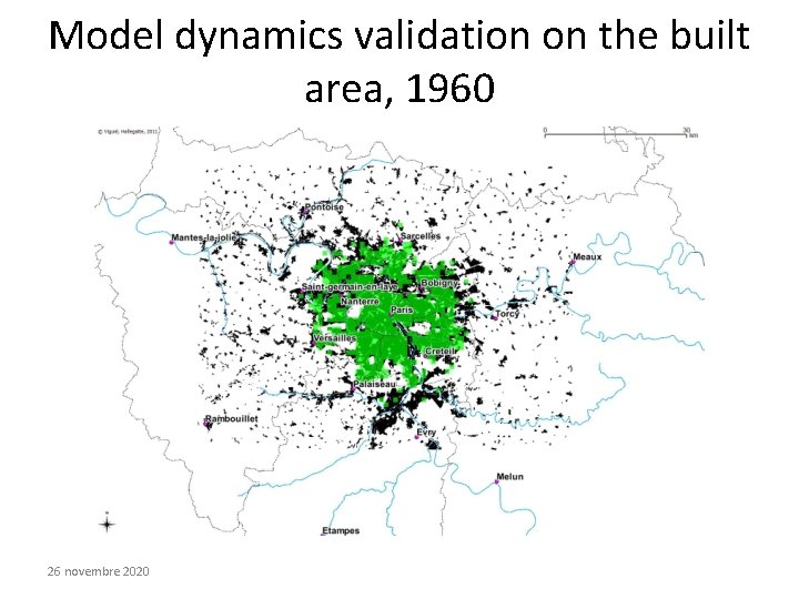 Model dynamics validation on the built area, 1960 26 novembre 2020 