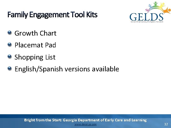Family Engagement Tool Kits Growth Chart Placemat Pad Shopping List English/Spanish versions available Bright Family Engagement Tool Kits Growth Chart Placemat Pad Shopping List English/Spanish versions available Bright