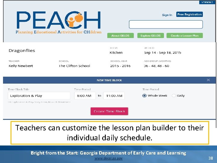 Teachers can customize the lesson plan builder to their individual daily schedule. Bright from Teachers can customize the lesson plan builder to their individual daily schedule. Bright from