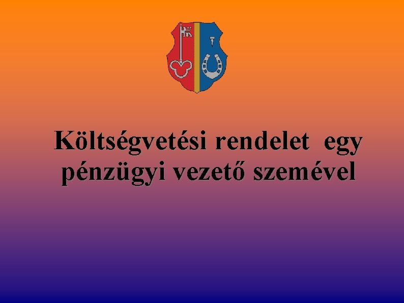 Költségvetési rendelet egy pénzügyi vezető szemével 