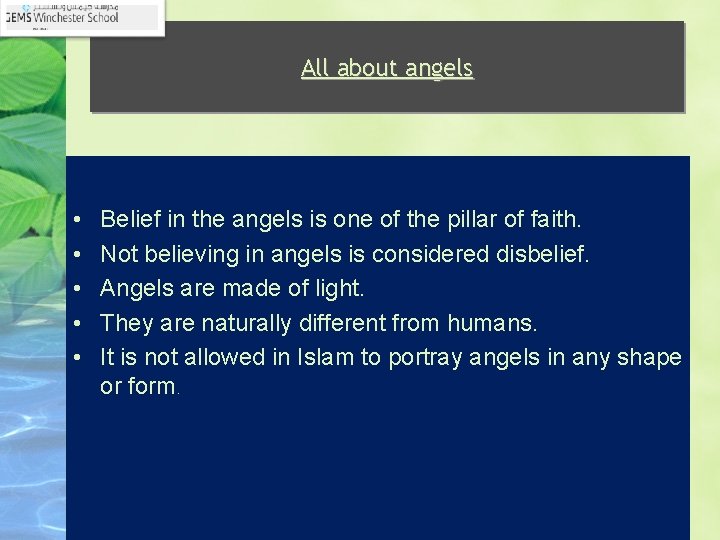 All about angels • • • Belief in the angels is one of the