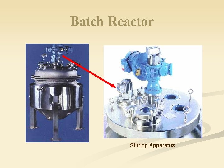 Batch Reactor Stirring Apparatus 