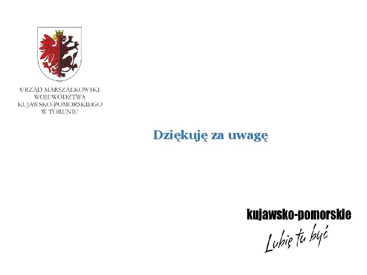 Dziękuję za uwagę 