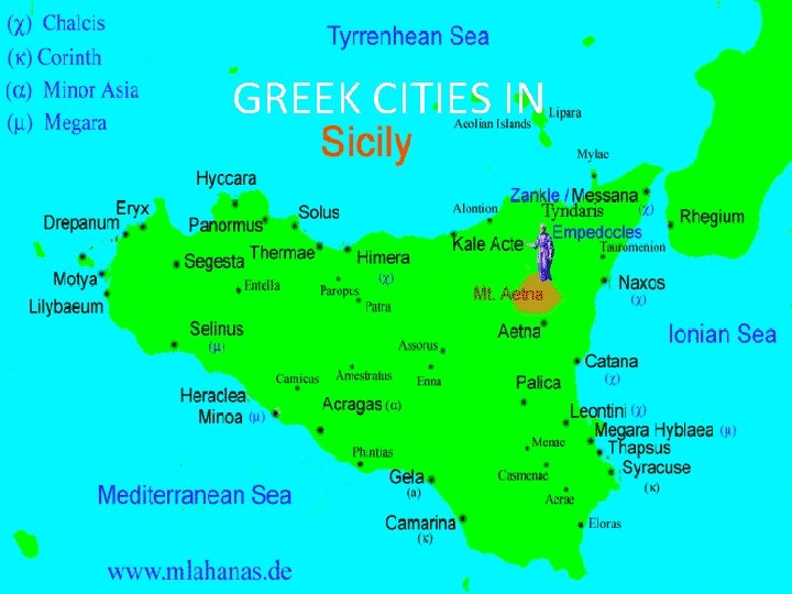 GREEK CITIES IN 