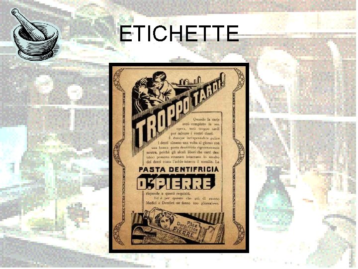 ETICHETTE 