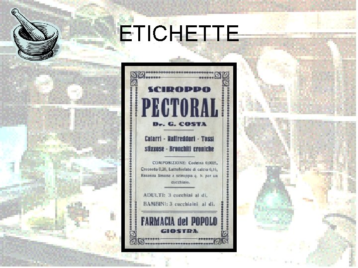 ETICHETTE 