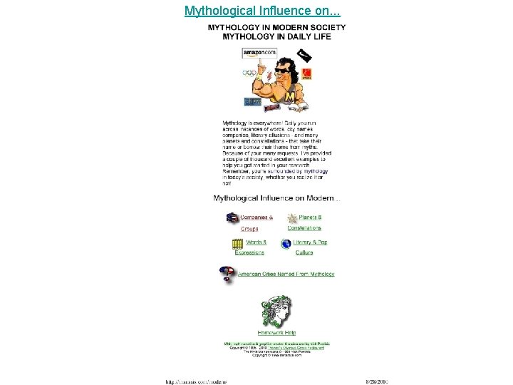 Mythological Influence on. . . 