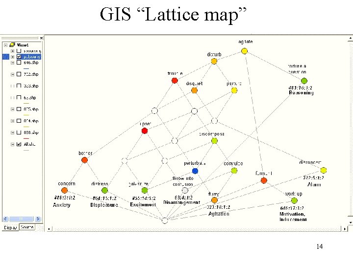 GIS “Lattice map” 14 