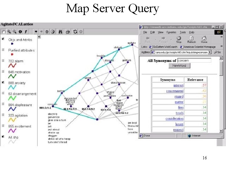 Map Server Query 16 