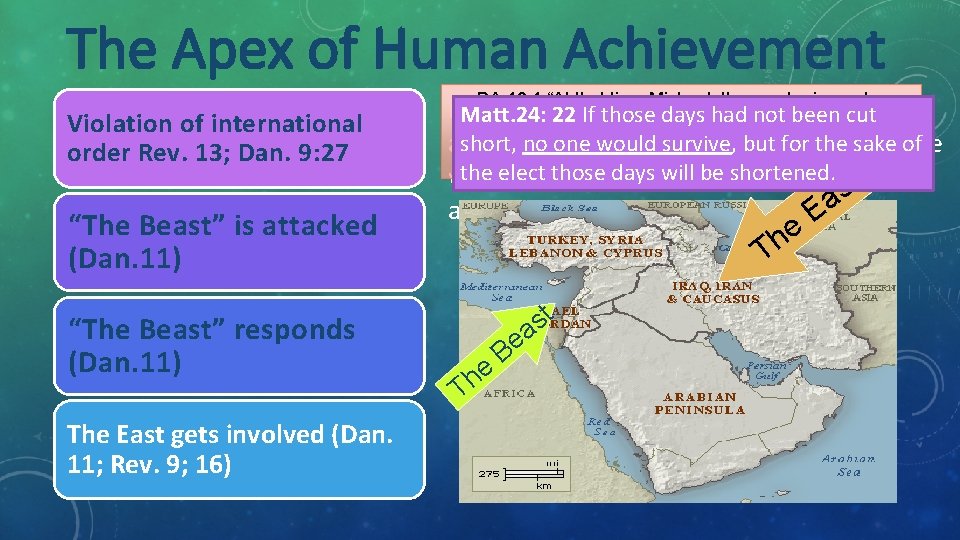 The Apex of Human Achievement Violation of international order Rev. 13; Dan. 9: 27 The Apex of Human Achievement Violation of international order Rev. 13; Dan. 9: 27