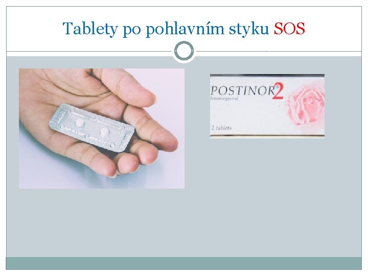 Tablety po pohlavním styku SOS 