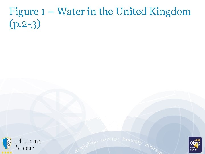 Figure 1 – Water in the United Kingdom (p. 2 -3) 