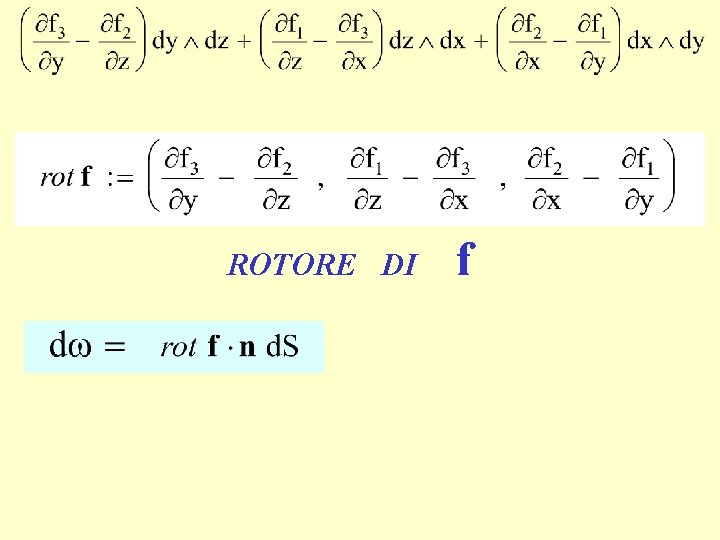 ROTORE DI f 