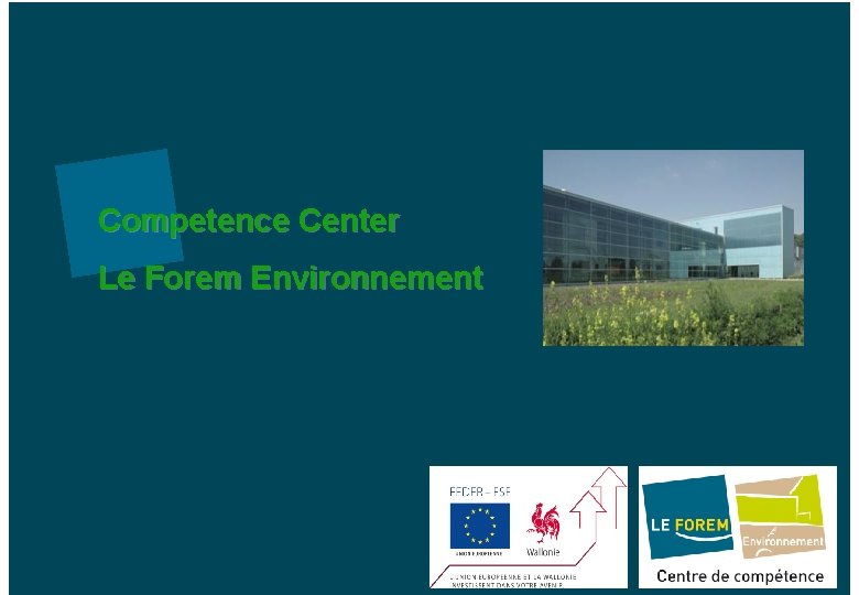 Competence Center Le Forem Environnement 