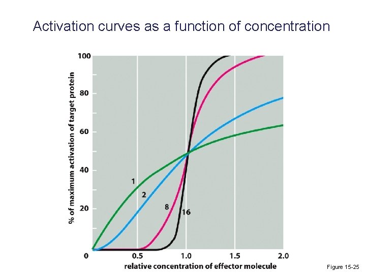 Activation curves as a function of concentration Figure 15 -25 