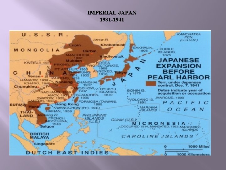IMPERIAL JAPAN 1931 -1941 