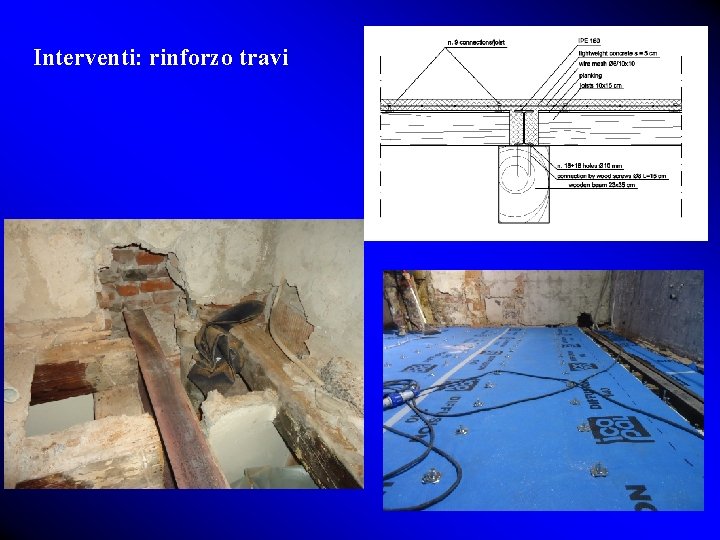 Interventi: rinforzo travi 