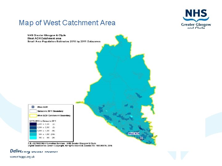 Map of West Catchment Area 