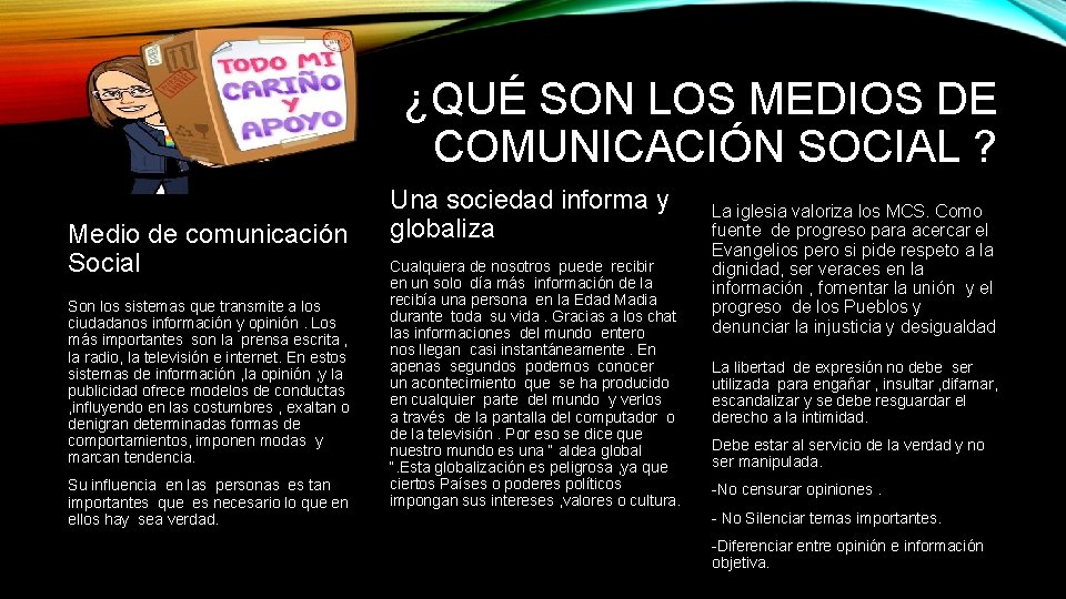 ¿QUÉ SON LOS MEDIOS DE COMUNICACIÓN SOCIAL ? Medio de comunicación Social Son los ¿QUÉ SON LOS MEDIOS DE COMUNICACIÓN SOCIAL ? Medio de comunicación Social Son los