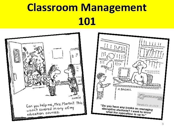 Classroom Management 101 3 