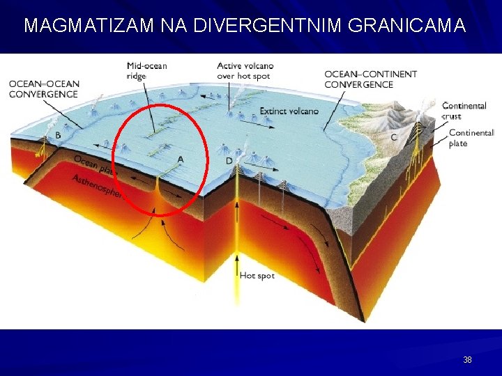 MAGMATIZAM NA DIVERGENTNIM GRANICAMA 38 
