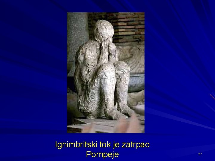 Ignimbritski tok je zatrpao Pompeje 57 